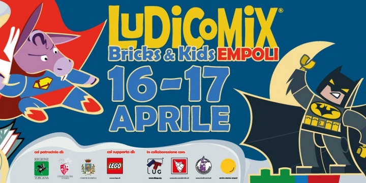 Ludicomix Bricks & Kids 2016 - 16 e 17 aprile (Empoli)