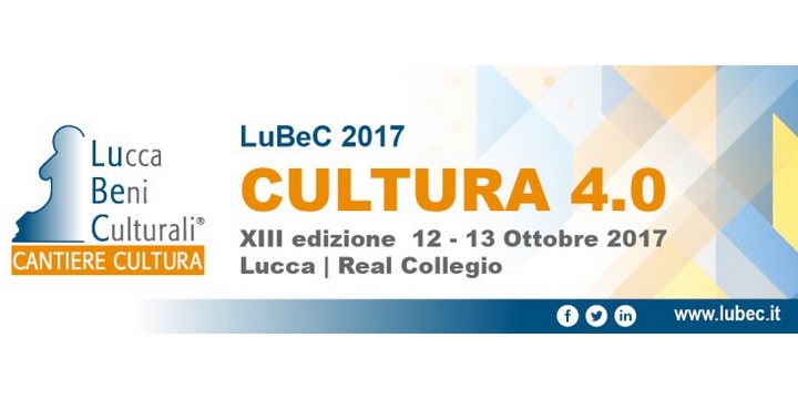 Terza Cultura partecipa a LUBEC 2017 - CULTURA 4.0 (12-13 novembre LUCCA)